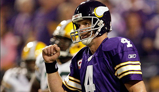 Brett Favre ist seit dieser Saison Quaterback bei den Minnesota Vikings