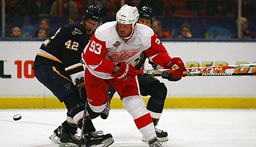 Johan Franzen spielt seit 2005 für die Detroit Red Wings