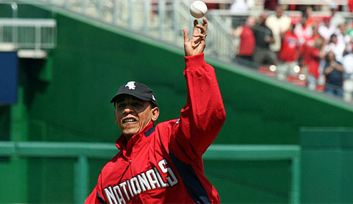 US-Präsident Obama ist eigentlich Fan der Chicago White Sox, die 2005 die World Series gewannen