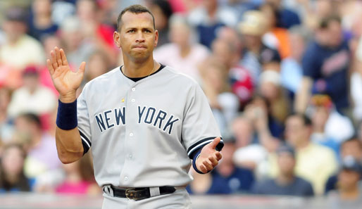 Alex Rodriguez von den New York Yankees ist der weltweit bestbezahlte Baseball-Profi