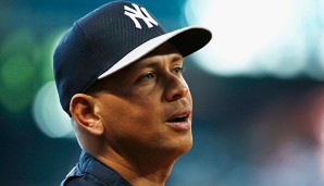 Alex Rodriguez von den New York Yankees wurde wegen Dopings für 162 Spiele gesperrt
