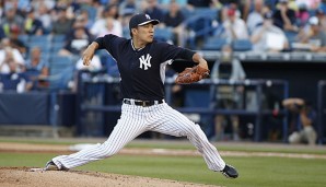 Tanaka spielt für die New York Yankees