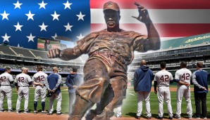 Zum 70. Mal jährte sich Jackie Robinsons Debüt in der MLB für die Brooklyn Dodgers. Er war der erste Afroamerikaner, der in der MLB spielte und damit die Barriere zum "weißen" Sport durchbrach