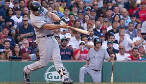 Matt Holliday stand bei Sieg der Yankees in Boston mehrfach im Mittelpunkt