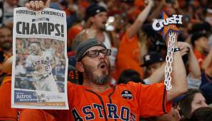 Die Houston Astros haben die World Series gewonnen und SPOX präsentiert die besten Bilder der Feierlichkeiten im Dodger Stadium