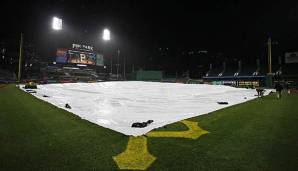 Im PNC Park konnte aufgrund starker Regenfälle nicht gespielt werden.