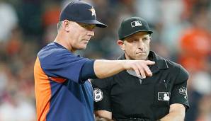 A.J. Hinch redete die Umpire erfolgreich in eine Balk-Entscheidung zugunsten der Houston Astros.