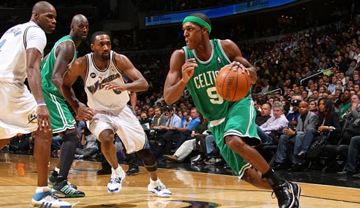 Celtics-Spielmacher Rajon Rondo zeigte gegen Washington eine bärenstarke Leistung