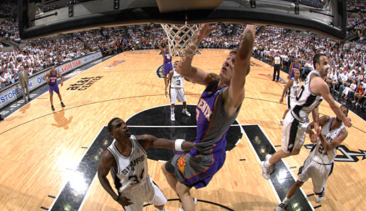 Goran Dragic von den Phoenix Suns zerlegte die San Antonio Spurs am Ende ganz allein