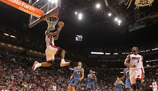 LeBron James war mit 30 Punkten Topscorer beim Sieg der Heat gegen die Wizards