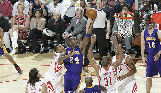 Kobe Bryant und die Lakers kassieren in Houston die vierte Niederlage in Serie