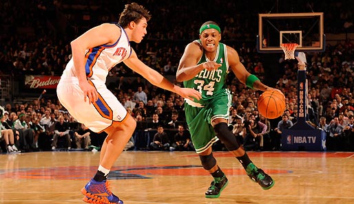 Paul Pierce traf im Madison Square Garden den Game-Winner zum Sieg der Celtics