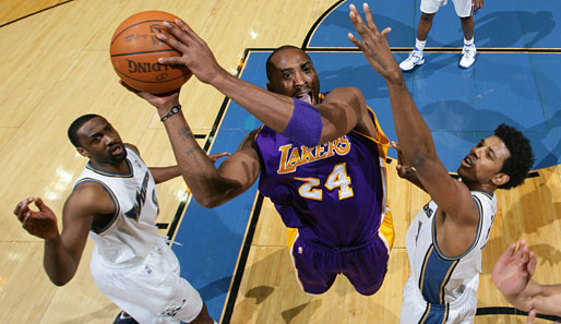 Kobe Bryant erzielte beim Lakers-Sieg in Washington 24 Punkte