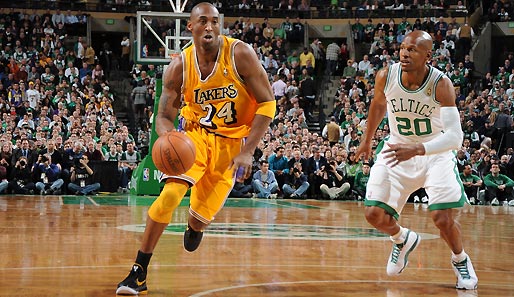 Kobe Bryant und die Lakers gewannen das Duell gegen Ray Allen und die Celtics