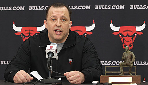 Tom Thibodeau von den Chicago Bulls wurde zum Trainer des Jahres gewählt