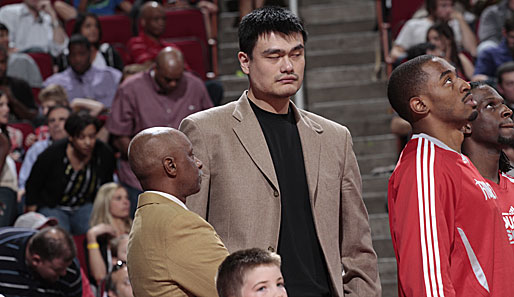Der chinesische Superstar Yao Ming war zuletzt nur noch abseits des Parketts zu sehen
