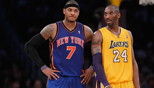 Kobe Bryant besiegte mit seinen Lakers Carmelo Anthonys Knicks