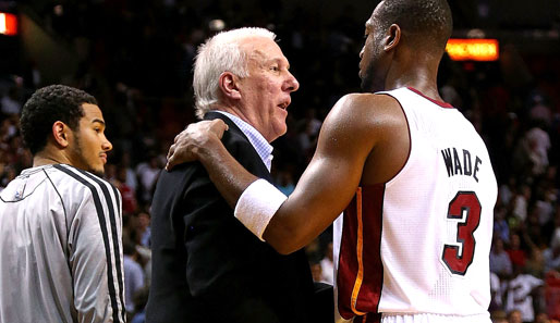 Spurs-Coach Gregg Popovich schonte gegen Dwyane Wade und die Miami Heat seine Stars