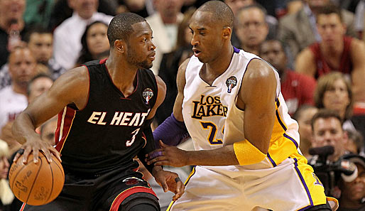 Dwyane Wade, Kobe Bryant, Los Angeles Lakers, Miami Heat