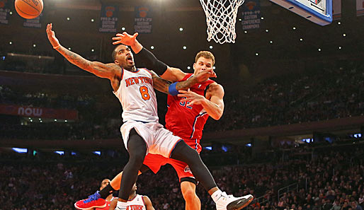 Blake Griffin erzielte im ersten Spiel gegen die New York Knicks 17 Punkte und 12 Rebounds