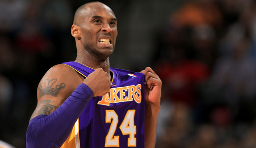 Kobe Bryant ist nun an vierter Stelle unter den besten NBA-Scorern aller Zeiten