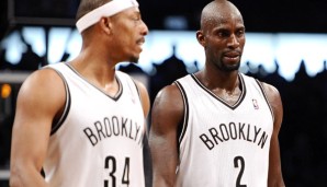 Paul Pierce, Kevin Garnett und die Brooklyn Nets kommen bisher noch nicht in die Gänge