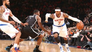 Die New York Knicks bauten die Bilanz in der Saisonserie mit den Brooklyn Nets auf 2-1 aus