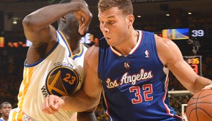 Blake Griffin (r.) und die Los Angeles Clippers entschieden Spiel 3 in Oakland für sich