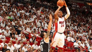 Scharfschütze Ray Allen brachte die Miami Heat mit seinem Dreier wieder in Führung