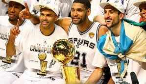 Die San Antonio Spurs sind zum fünften Mal in ihrer NBA-Geschichte Meister