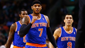 Carmelo Anthony wird die Knicks auch weiterhin anführen