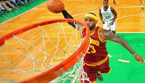 Cavs-Superstar LeBron James erzielte gegen die Boston Celtics 41 Punkten