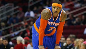 Der Blick von Carmelo Anthony geht in die Ferne: Quo vadis, Knicks?