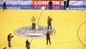 2016 trägt die NBA zum sechsten Mal ein Spiel in London aus