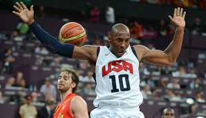 Kobe Bryant gewann mit dem Team USA bereits zwei Goldmedaillen