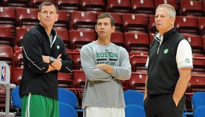 Danny Ainge (r.) äußerte sich zur Zukunft der Boston Celtics