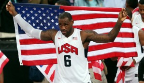 LeBron James holte mit Team USA bereits 2008 und 2012 Olympisches Gold