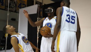 Die Warriors haben die Virtual Reality schon angetestet