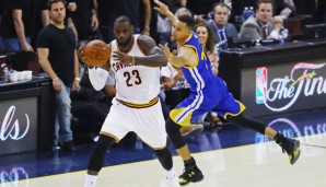 Erstmals seit den Finals 2016 treffen LeBron James und Stephen Curry wieder aufeinander