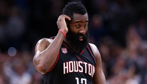 James Harden steht mit den Houston Rockets in der Serie gegen die Spurs mit dem Rücken zur Wand