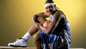 2003: An 3. Stelle ging Carmelo Anthony nach Denver. Damals schien ihn das noch nicht zu stören
