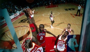 Platz 15: Moses Malone (Houston Rockets, Philadelphia 76ers, Washington Bullets, Atlanta Hawks, Milwaukee Bucks, San Antonio Spurs)