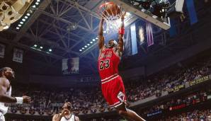 Platz 4: Michael Jordan (Chicago Bulls): 1.176 Punkte, 6 Titel - Punkteschnitt: 33,60.