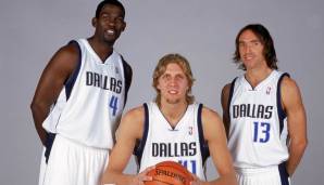Das Trio Dirk Nowitzki/Steve Nash/Michael Finley läutete das goldene Zeitalter der Mavericks ein. Doch in die Finals kamen sie nie. 2004 wechselte Nash schließlich zu den Suns