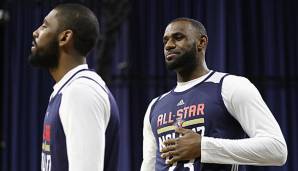 LeBron James und Kyrie Irving könnten beim All Star Game wieder zusammen spielen