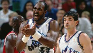Platz 22: Utah Jazz 1996/97 - Netrating: 9,0 - Niederlage in den Finals gegen die Bulls (2-4)
