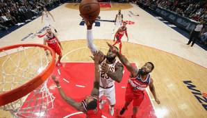 Platz 2: LeBron James (Cleveland Cavaliers) - 57 Punkte (23/34 FG, 2/4 Dreier, 9/9 FT) gegen die Washington Wizards.