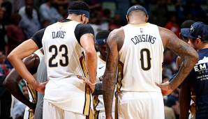 Anthony Davis und DeMarcus Cousins sind die Starspieler der New Orleans Pelicans