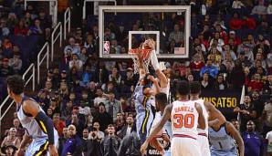 Tyson Chandler führte die Pheonix Suns per Dunk zum Sieg gegen die Memphis Grizzlies