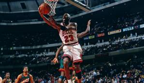 Platz 2: Michael Jordan. 31-mal in 1072 Spielen (Chicago Bulls, Washington Wizards)